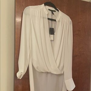 BCBG Classic White Blouse